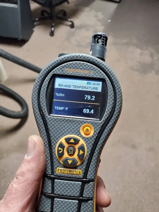 Moisture meter humidity assessment for Mold Remediation & Removal in Waxhaw